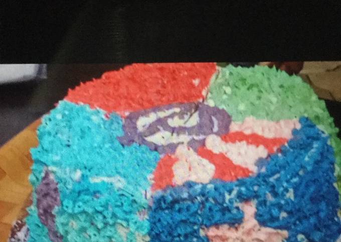 Marvel Avenger's Buttercream Birthday Cake CB-NC639 – Cake Boutique