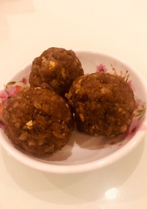 A picture of Ragi Coconut Laddoo(no ghee/oil).