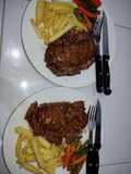 Steak RibEye Meltique with Mushroom Sauce