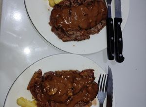 Foto resep Steak RibEye Meltique with Mushroom Sauce