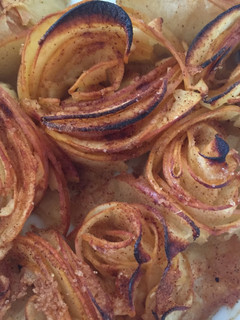 Una foto de Flores de manzana al horno