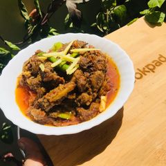 A picture of Mutton karahi.