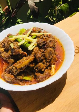 A picture of Mutton karahi.