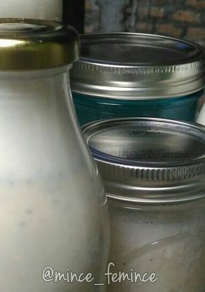 Foto resep Raw Almond Milk Rasa Kurma Madu (Honey and Dates)