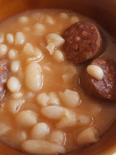 Una foto de Judías con chorizo