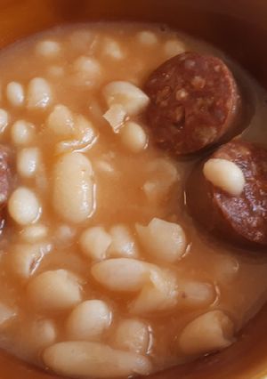 Una foto de Judías con chorizo