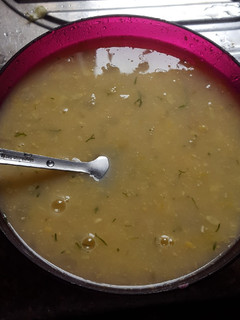 Una foto de Sopa de Frejol con Zucchini