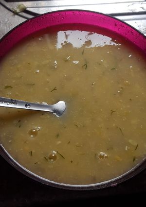 Una foto de Sopa de Frejol con Zucchini