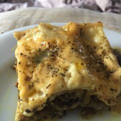 A picture of Vegetable Lasagne.
