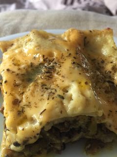 A picture of Vegetable Lasagne.