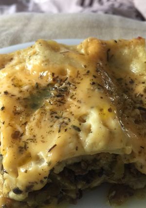 A picture of Vegetable Lasagne.