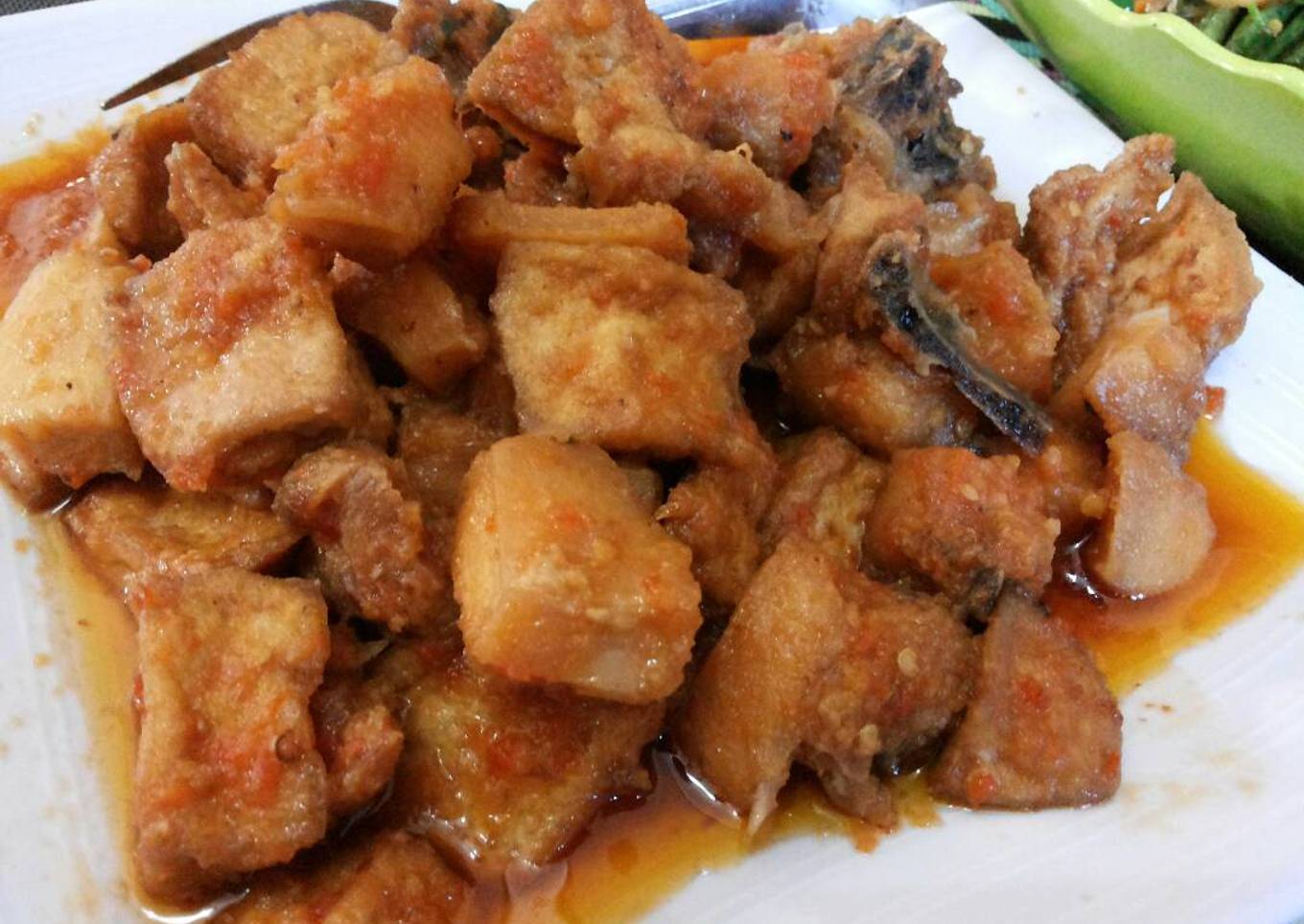 Ayam dadu balado