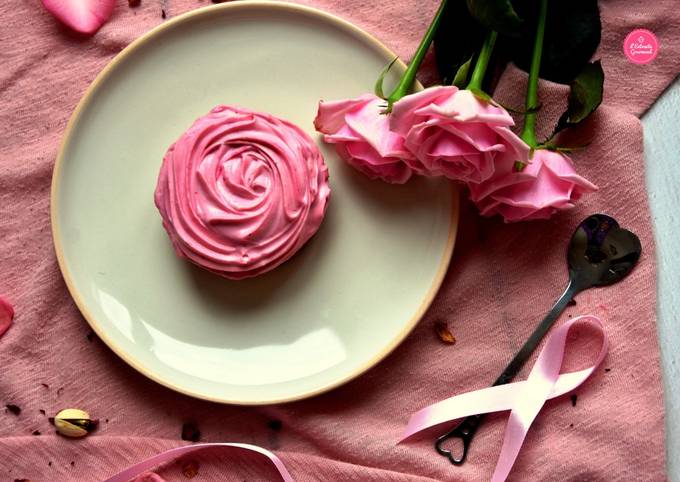 Tartelettes "Aïcha" pour octobre rose (pistache, framboise, rose)