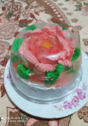 عکسی از دستور ژله تزریقی گل رز🌺
