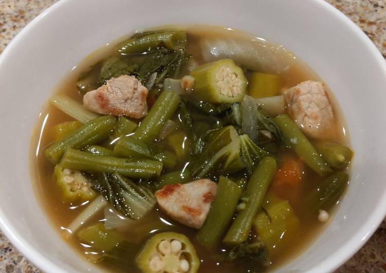 Recipe of Super Quick Homemade Sinigang (sour soup)