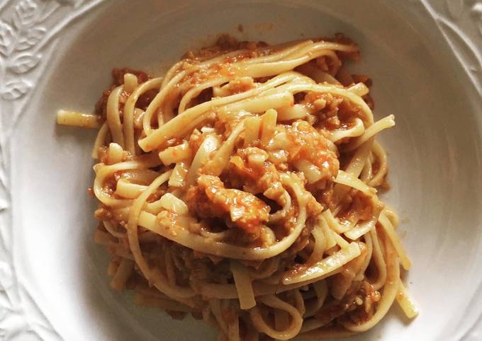 Fettuccine al ragù di seitan