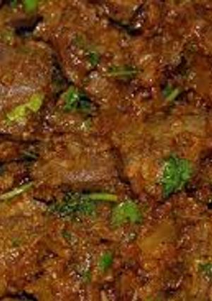صورة لوصفة الكبدة بالخضار