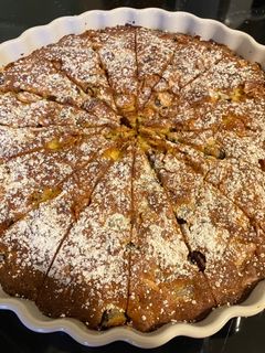 Meggyes mandulás pite recept fotója