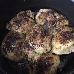 A picture of Lemon pepper chicken (pressure cooker and air fryer).