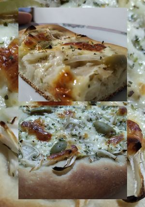 Una foto de Pizza de cebolla - Viernes de pizza!!