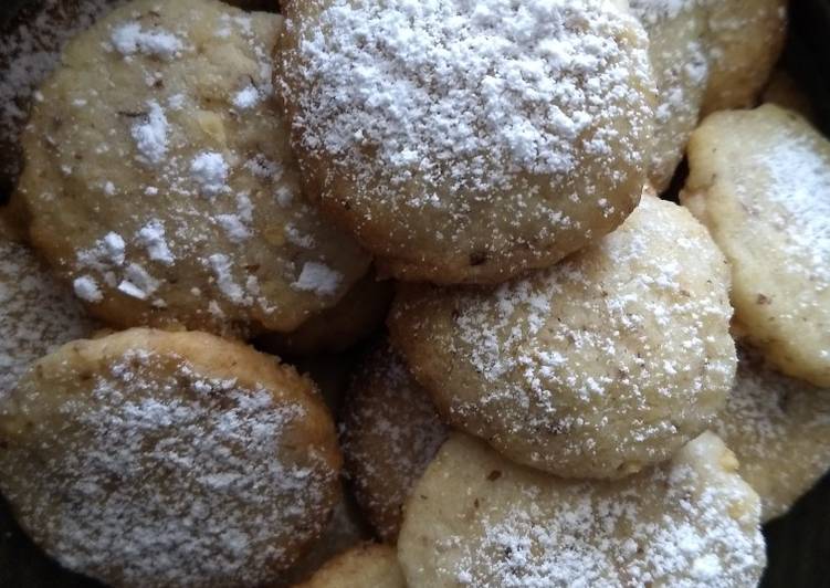 Polvorones o polvorosas de nueces