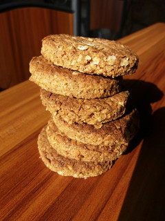 Una foto de Galletitas de limón y avena