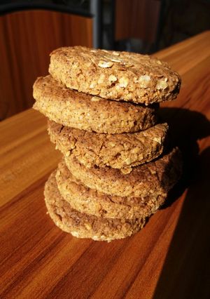 Una foto de Galletitas de limón y avena