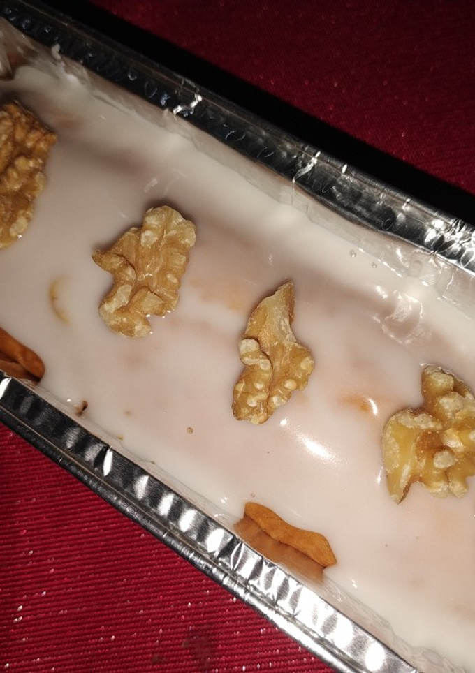 Una foto de Budín de zanahoria y nuez