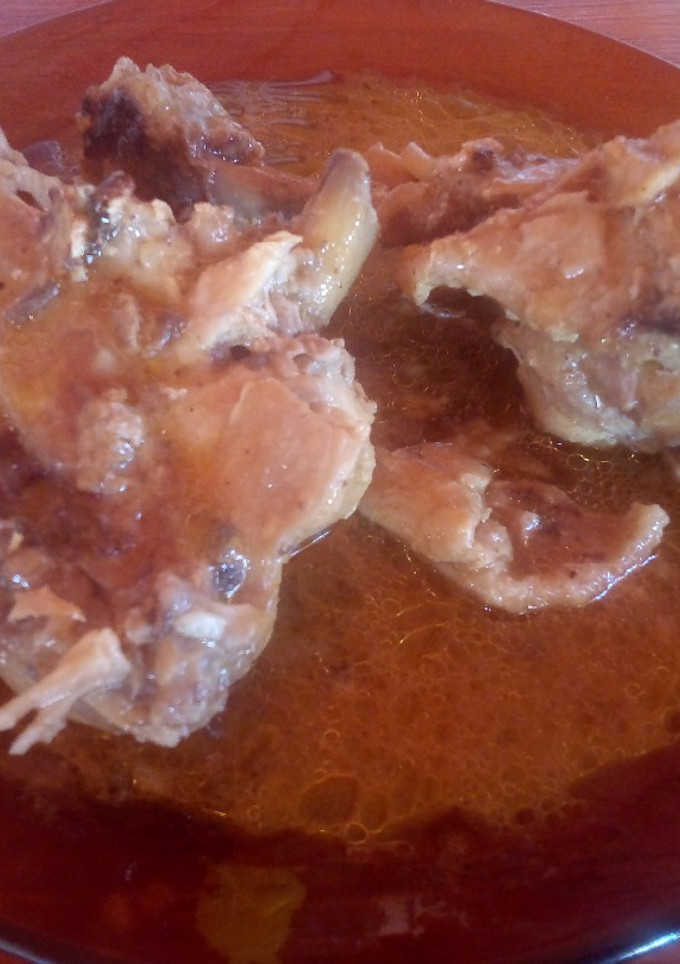 Una foto de Pollo a la mostaza