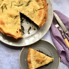 A picture of Olive oil and rosemary pastry.