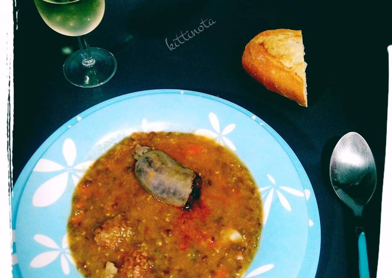 Lentejas estofadas (Thermomix)