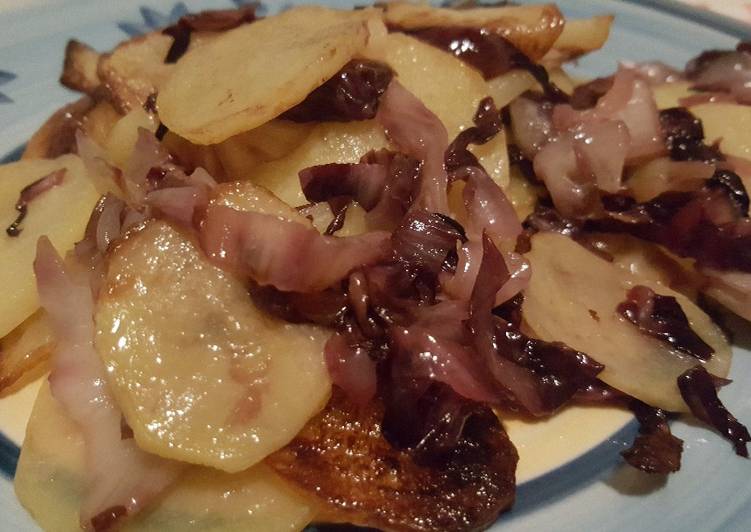 Ricetta Contorno Di Patate E Radicchio Di Lorenzo Musio Cookpad