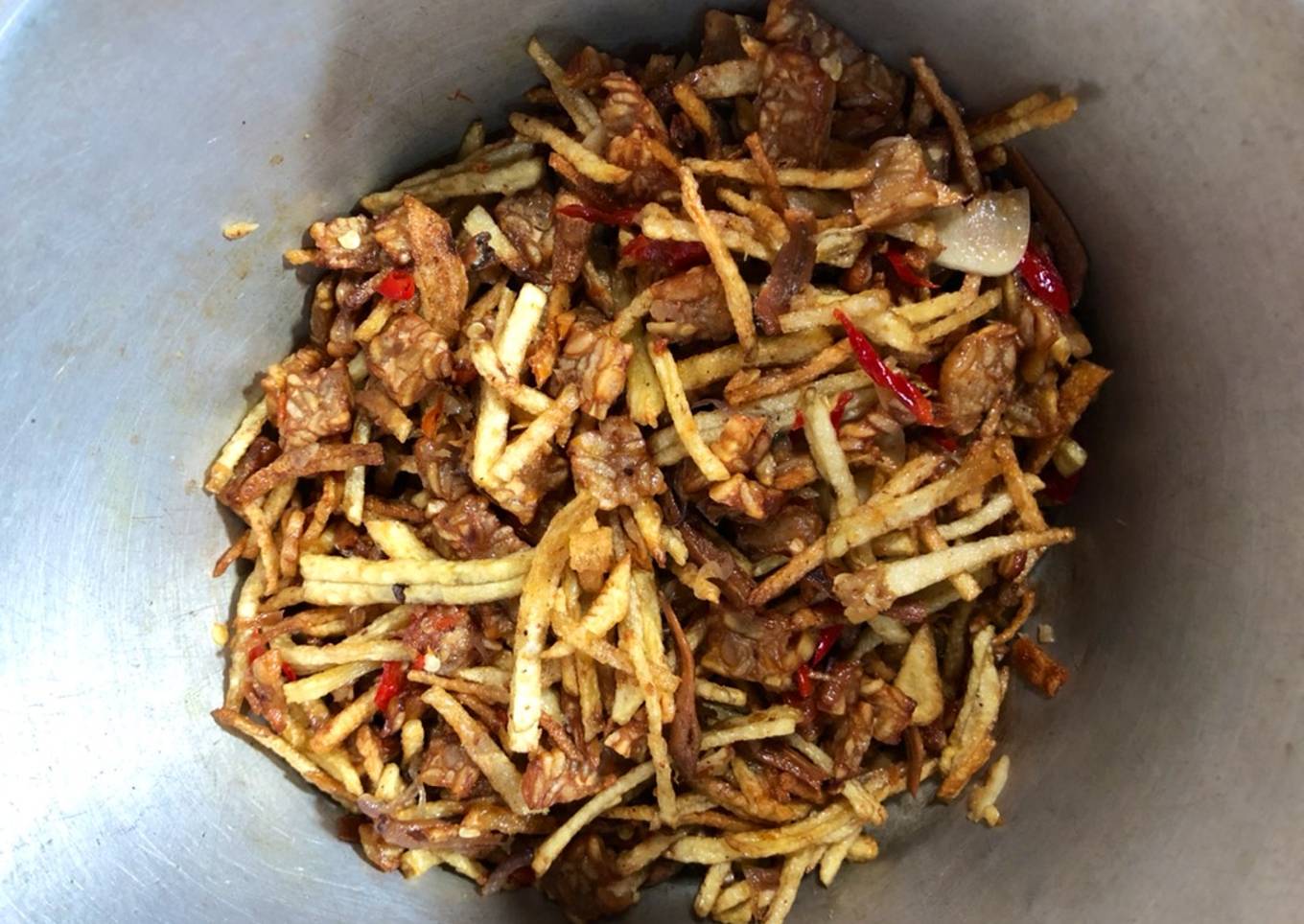Kering Kentang Teri Tempe