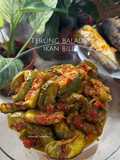 Terung balado ikan bilis
