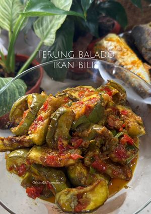 Gambar Terung balado ikan bilis