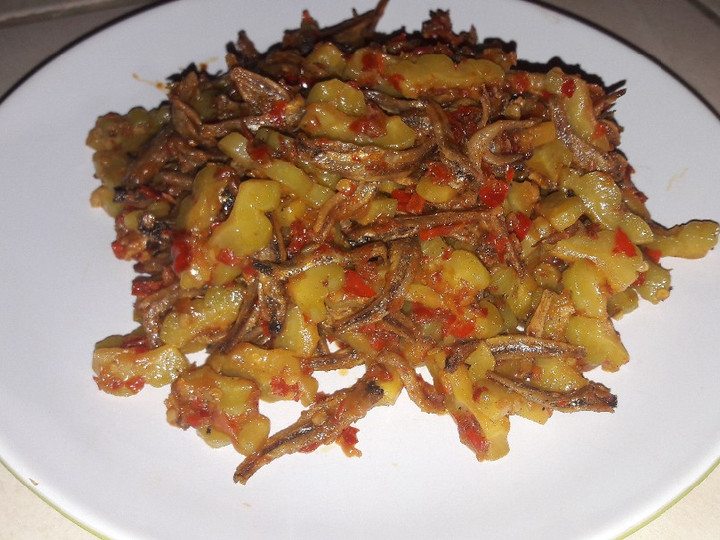 Langkah Mudah untuk Membuat Tumis pare + teri pedas Anti Gagal