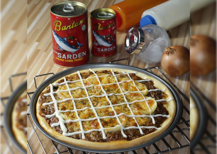 Bagaimana meracik Pizza Sarden @bantan.id Lezat