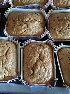 Una foto de Muffin de avena y calabaza
