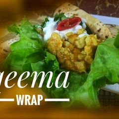A picture of Qeema wrap.