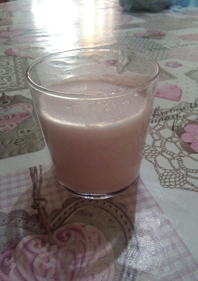 Una foto de Batido de fresas
