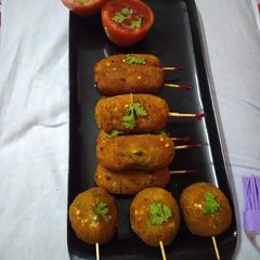 A picture of Veg cheese kebab.