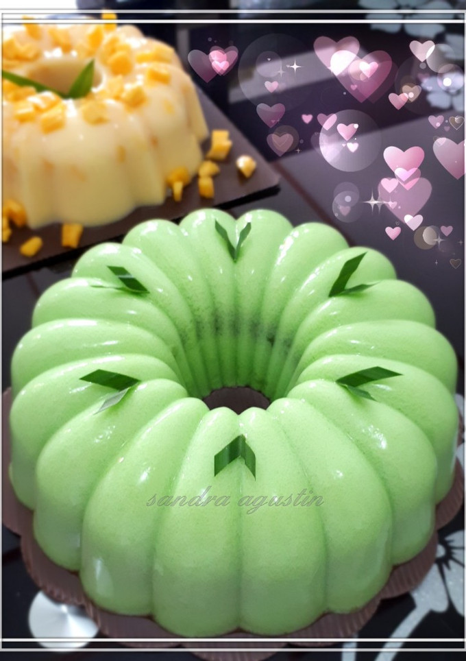 Foto resep Puding Pandan Kelapa Muda