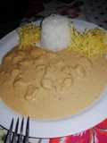 Strogonoff de pollo