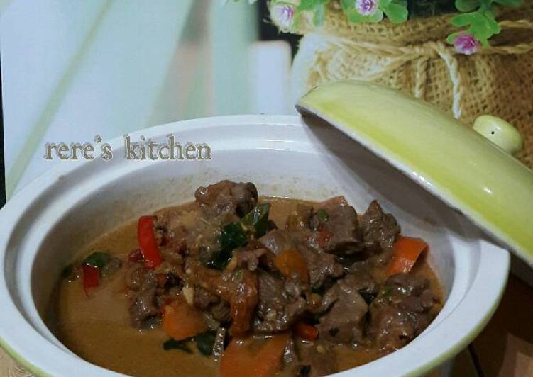 Tongseng kambing ga Ribet