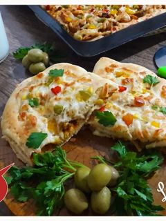 عکسی از دستور پیتزا کالزونه