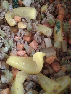 Una foto de Carne molida con veggies