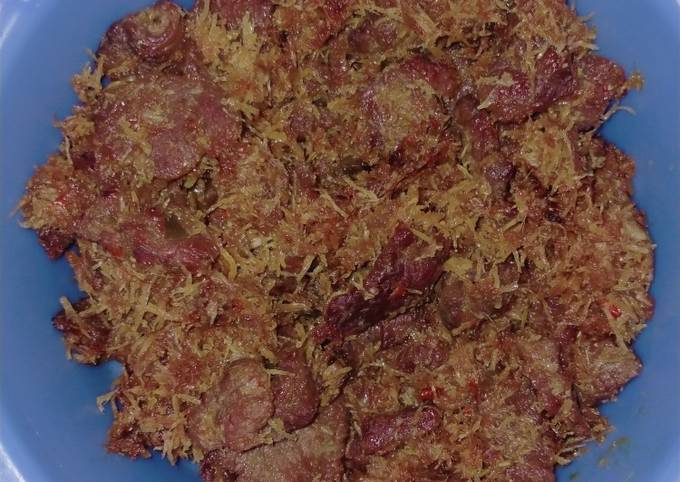 Resep: Serundeng daging Bahan Sederhana