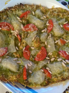 Una foto de Pizza de pera