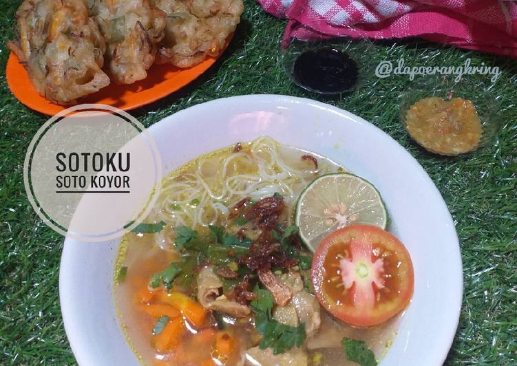 Resep Sotoku soto koyor Anti Gagal