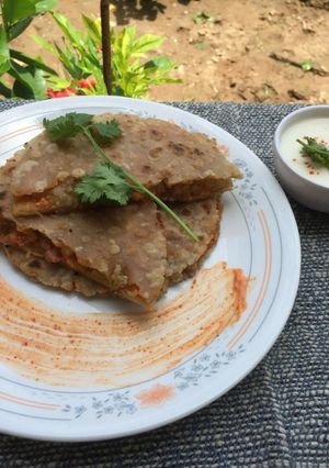 A picture of Rajgara Quesadilla (Farali).